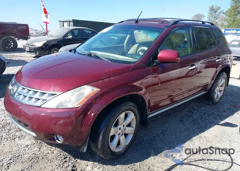 2006 Nissan Murano Sl from USA, damaged, VIN JN8AZ08W86W530844